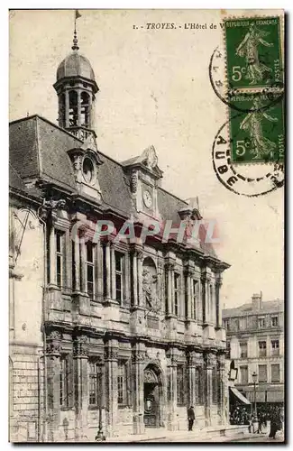 Cartes postales Troyes L'Hotel de ville