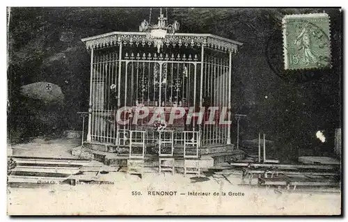 Cartes postales Renonot Interieur de la Grotte