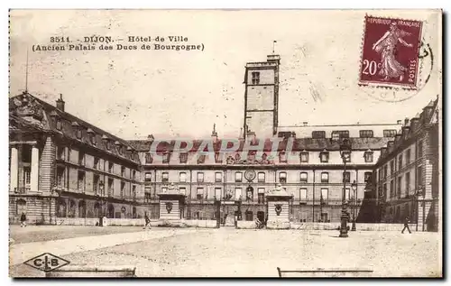 Cartes postales Dijon Hotel de Ville Ancien Palais des Ducs de Bourgogne