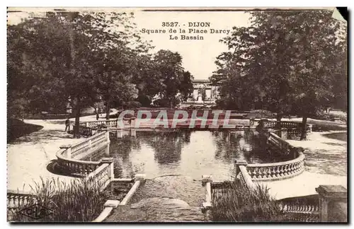 Cartes postales Dijon Square de la Place Darcy Le Bassin