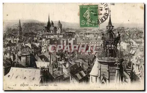 Cartes postales Dijon Vue generale