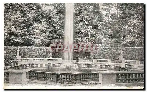 Cartes postales Parc De Versailles Bassin des Domes