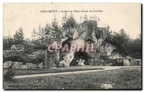 Ansichtskarte AK Chaumont Grotte de Notre Dame de Lourdes