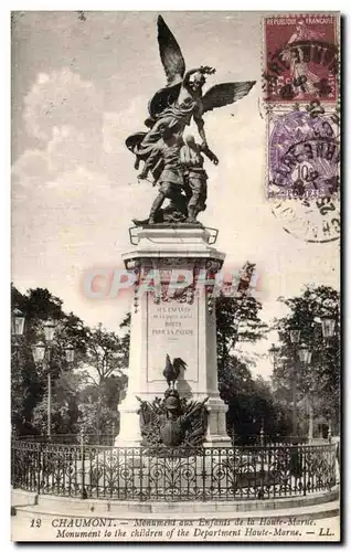 Ansichtskarte AK Chaumont Monument aux Enfants de la Haute Marne Militaria