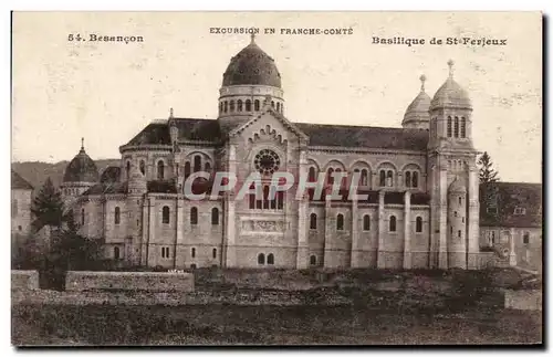 Cartes postales Besancon Excursion En Franche Comte Basilique de St Ferieux