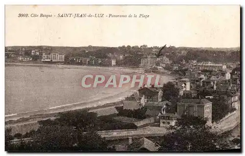 Cartes postales Cote Basque Saint Jean de Luz Panorama de la Plage