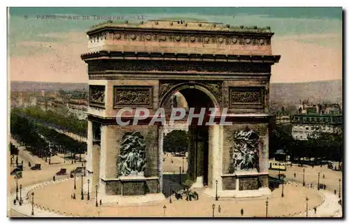 Cartes postales Paris Arc De Triomphe