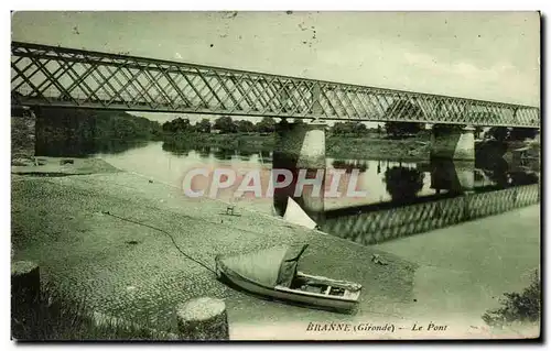 Cartes postales Branne Le Pont Bateau