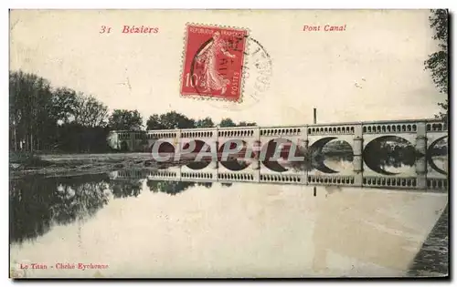 Cartes postales Beziers Pont Canal