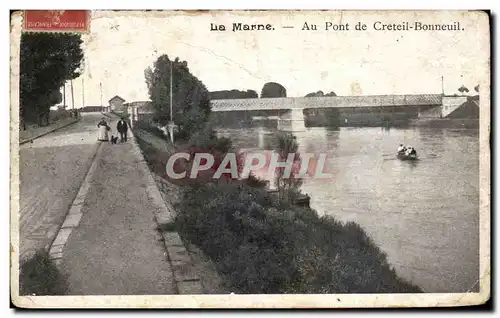 Ansichtskarte AK Le Marne Au Pont de Creteil Bonneuil