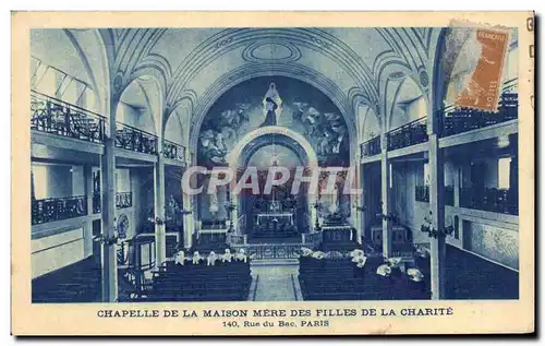 Cartes postales Chapelle De La Maison Mere Des Filles De La Charite Paris