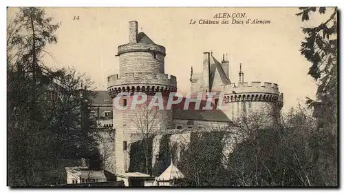 Cartes postales Alencon Le Chateau Des Ducs D&#39Alencon