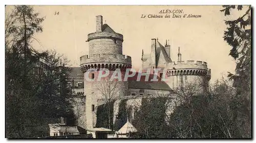 Cartes postales Alencon Le Chateau Des Ducs D'Alencon