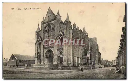 Cartes postales Eu Eglise Notre Dame