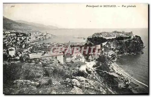 Cartes postales Principaute De Monaco Vue Generale