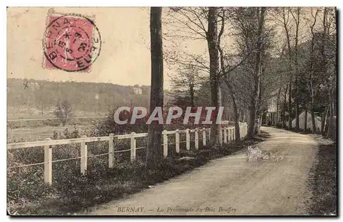 Ansichtskarte AK Bernay La Promenade du Bois Bouffey