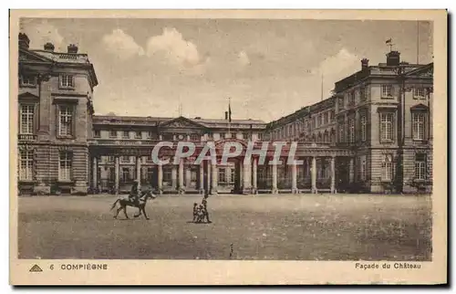 Ansichtskarte AK Compiegne Facade du Chateau