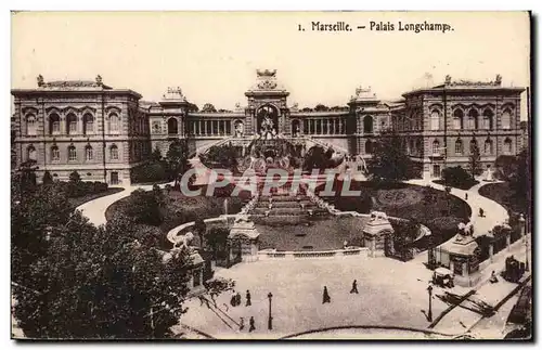 Cartes postales Marseille Palais Longchamp