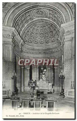 Cartes postales Dreux Interieur De La Chapelle St Louis