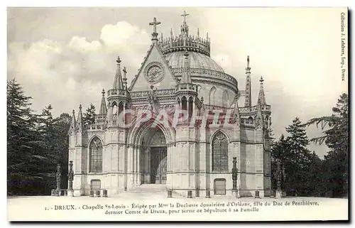 Ansichtskarte AK Dreux Chapelle St Louis Erigee Par La Duchesse douariere d&#39Orleans