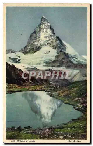 Cartes postales Riffelsee Et Cervin