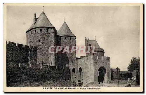 Cartes postales La Cite De Carcassonne Porte Narbonnaise