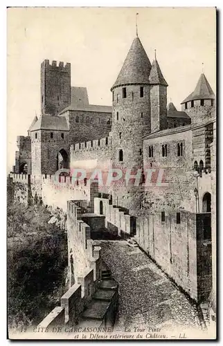 Cartes postales Cite De Carcassonne La Tour Pinte