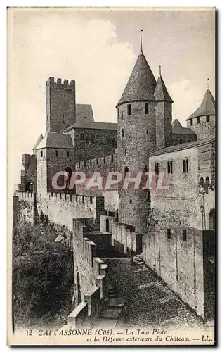 Cartes postales Cite De Carcassonne La Tour Pinte