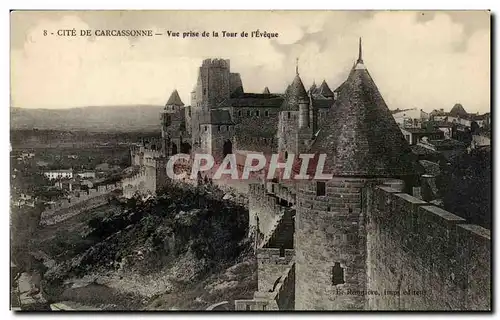 Cartes postales Cite De Carcassonne Vue Pride De La Tour De L&#39eveque