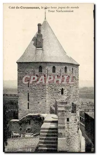 Cartes postales Cite De Carcassonne Le Peau Joyau Du Monde Tour Narbonnaise