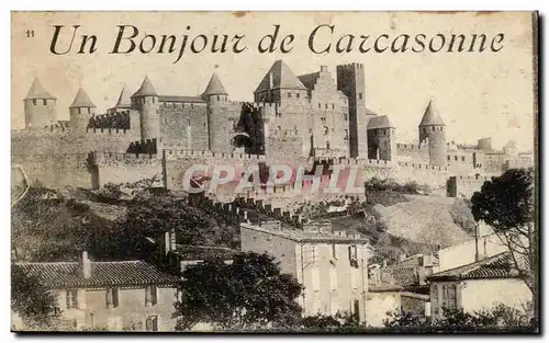 Cartes postales Un Bonjour De Carcassonne
