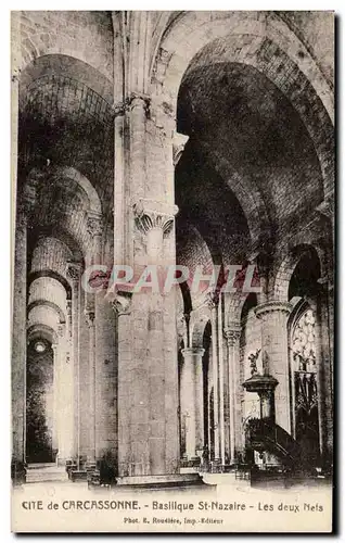 Cartes postales Cite de Carcassonne Basilique