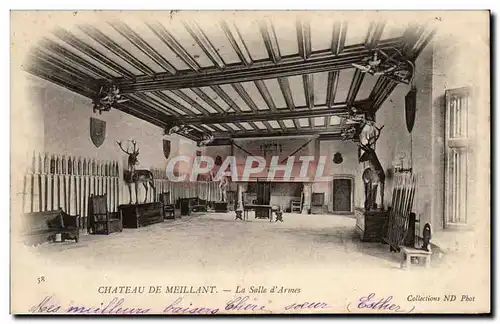 Cartes postales Chateau De Meillant La salle d'Armes