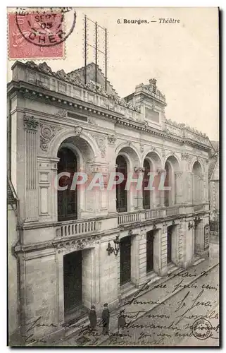 Cartes postales Bourges Theatre