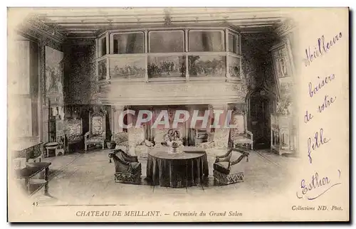 Cartes postales Chateau De Meillant Chemtinee du Grand Salon