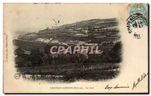 Cartes postales Chateau Chinon La Gare