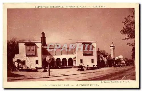 Ansichtskarte AK Section Tunisienre Le Pavillon Officiel Exposition coloniale internationale Paris 1931