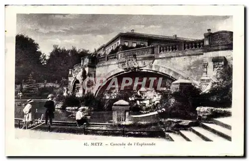Cartes postales Metz Cascade de I'Esplanade