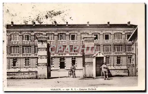 Cartes postales Verdun Caserne Holbeck Militaria