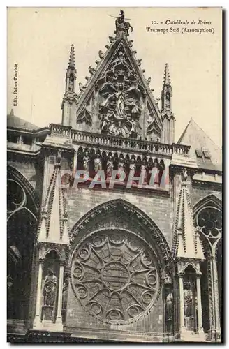 Ansichtskarte AK Cathedrale de reims Transept Sud