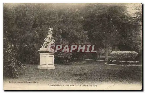 Ansichtskarte AK Chalons Sur Marne Le Jardin Du Jard