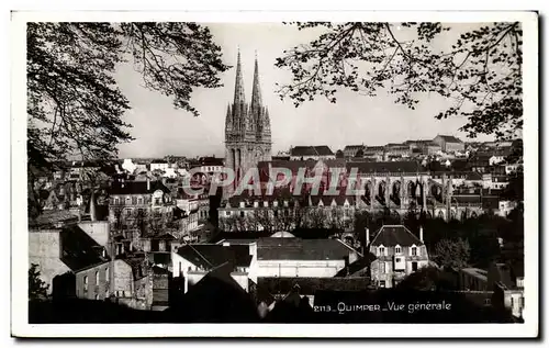 Cartes postales Quimper Vue generale