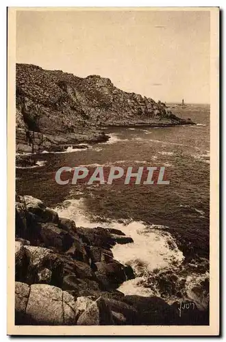 Ansichtskarte AK Pointe Du Raz De Sein L&#39Eperon vu de la Baie des Trepasses