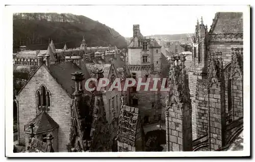 Cartes postales Quimper a travers la dentelle de pierres de la cathedrale