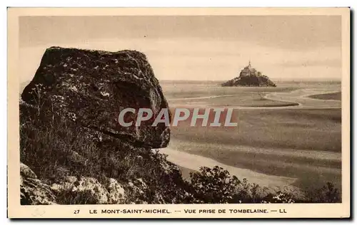 Cartes postales Le Mont Saint Michel Vue Prise De Tombelaine