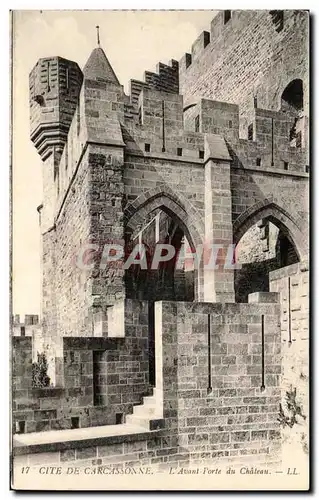 Cartes postales Cite De Carcassonne L&#39Avant Porte du Chateau