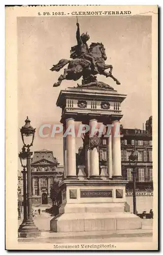 Cartes postales Clermont Ferrand monument Vercingetorix