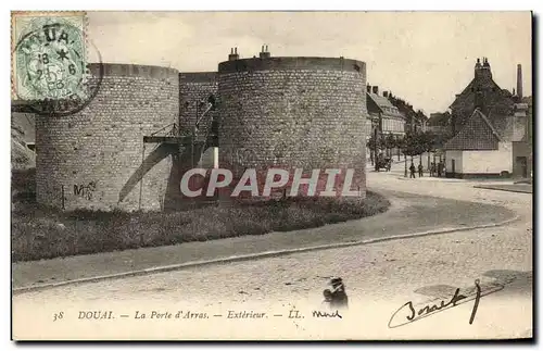 Cartes postales Douai La Porte d'Arras