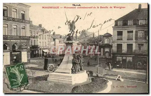 Ansichtskarte AK Maubeuge Monument Commemoratif de la Bataille de Wattignies