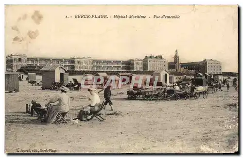 Cartes postales Berck Plage Hopital Maritime Vue d'ensemble